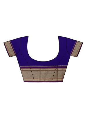 conversational zari motif woven saree with blouse - 15876964 - Standard Image - 3