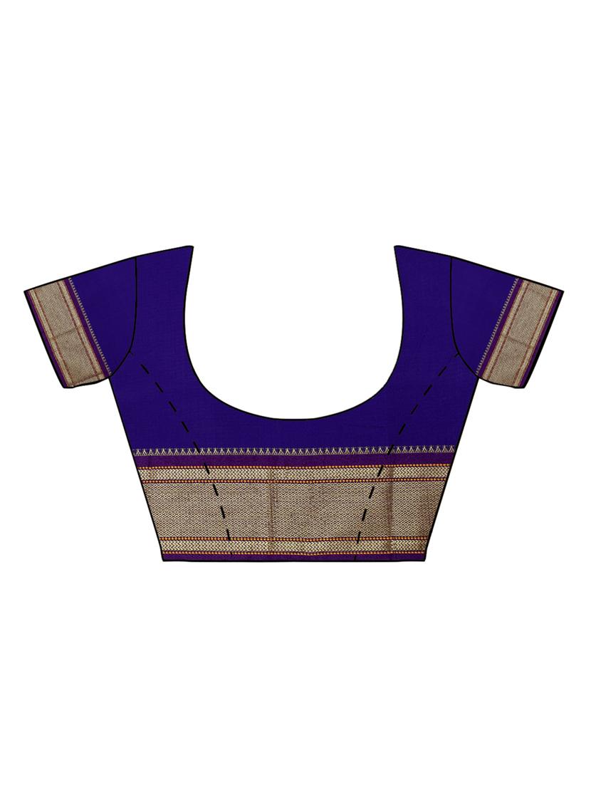 conversational zari motif woven saree with blouse - 15876964 - Zoom Image - 3