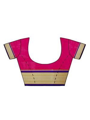 conversational zari motif woven saree with blouse - 15876971 - Standard Image - 3