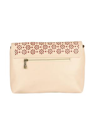 pink leatherette (pu) regular sling bag - 15877433 - Standard Image - 3