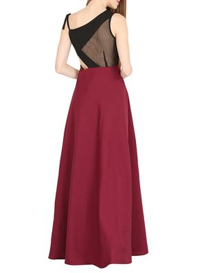 mesh back sequined flared dress - 15877848 - Standard Image - 3