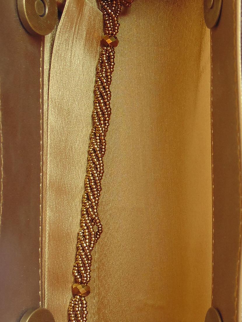 grey silk regular clutch - 15877989 - Zoom Image - 3