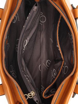 leatherette (pu) regular satchel - 15880459 - Standard Image - 3