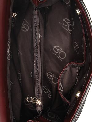 red leatherette (pu) regular satchel - 15880462 - Standard Image - 3