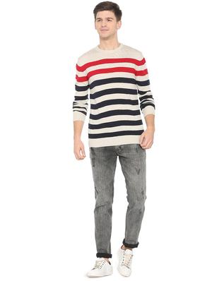 white acrylic pullover - 15880892 - Standard Image - 3