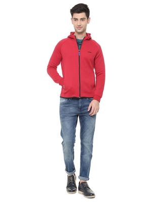 red polyester sweatshirt - 15880897 - Standard Image - 3