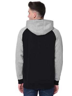 black fleece raglan sweatshirt - 15881049 - Standard Image - 3