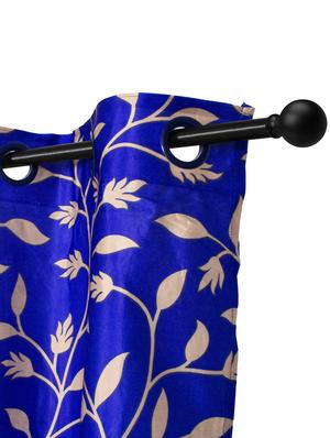story@home blue 2 pc window curtain-5 feet - 15881747 - Standard Image - 3