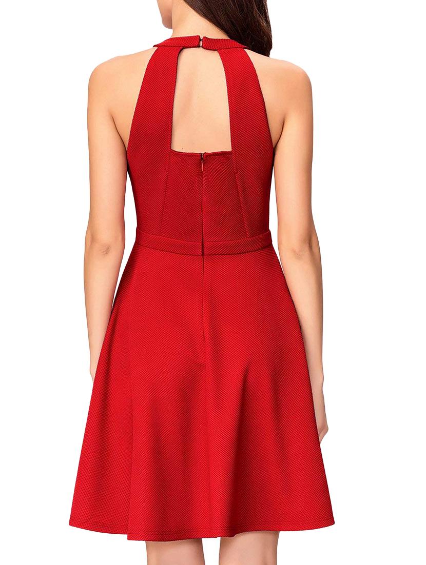 cut out back skater dress - 15881851 - Zoom Image - 3