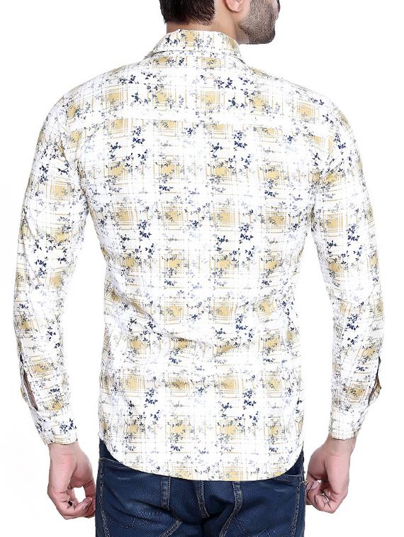 white checkered casual shirt - 15883518 - Zoom Image - 3