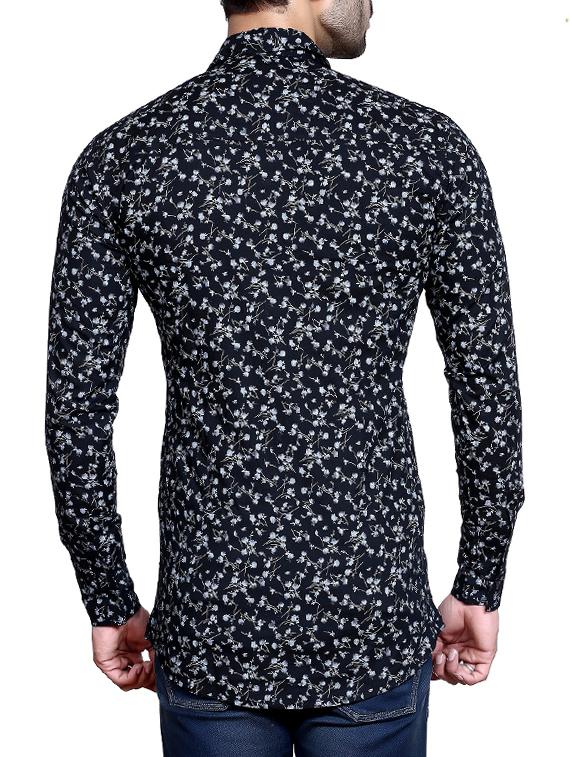 black printed casual shirt - 15883560 - Zoom Image - 3