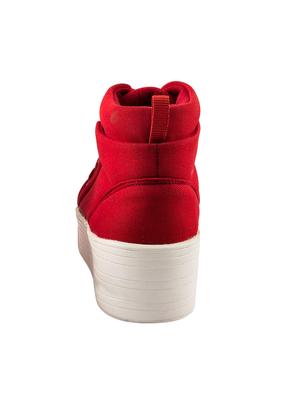 red lace-up sneakers - 15883805 - Standard Image - 3