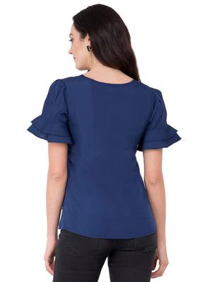 bow detail layered top - 15884800 - Standard Image - 3