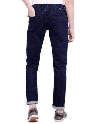 blue cotton plain jeans - 15885311 - Standard Image - 3