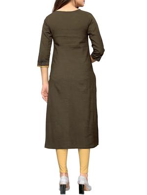 Kaantha straight kurta - 15887461 - Standard Image - 3