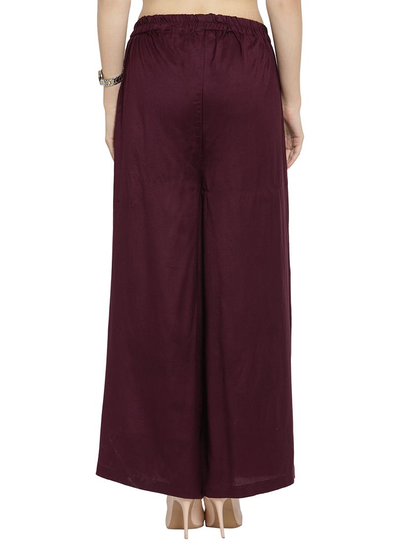 mid waist flared palazzo - 15893008 - Zoom Image - 3