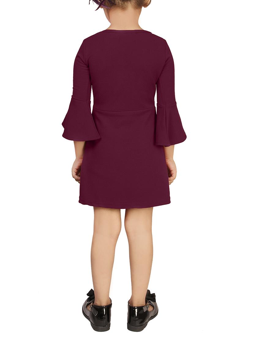 purple cotton frock - 15893050 - Zoom Image - 3