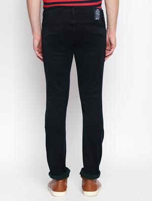 green cotton blend plain jeans - 15893212 - Standard Image - 3
