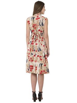 tie back button detail dress - 15894067 - Standard Image - 3