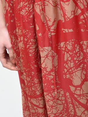 Abstract print maxi skirt - 15894094 - Standard Image - 6