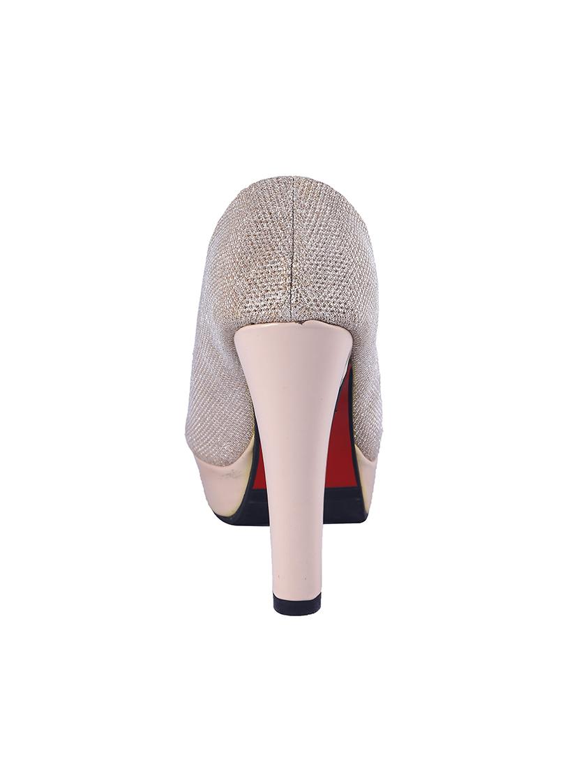 gold platforms pumps - 15897281 - Zoom Image - 3