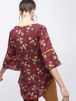 contrast piping asymmetric top - 15897841 - Standard Image - 3