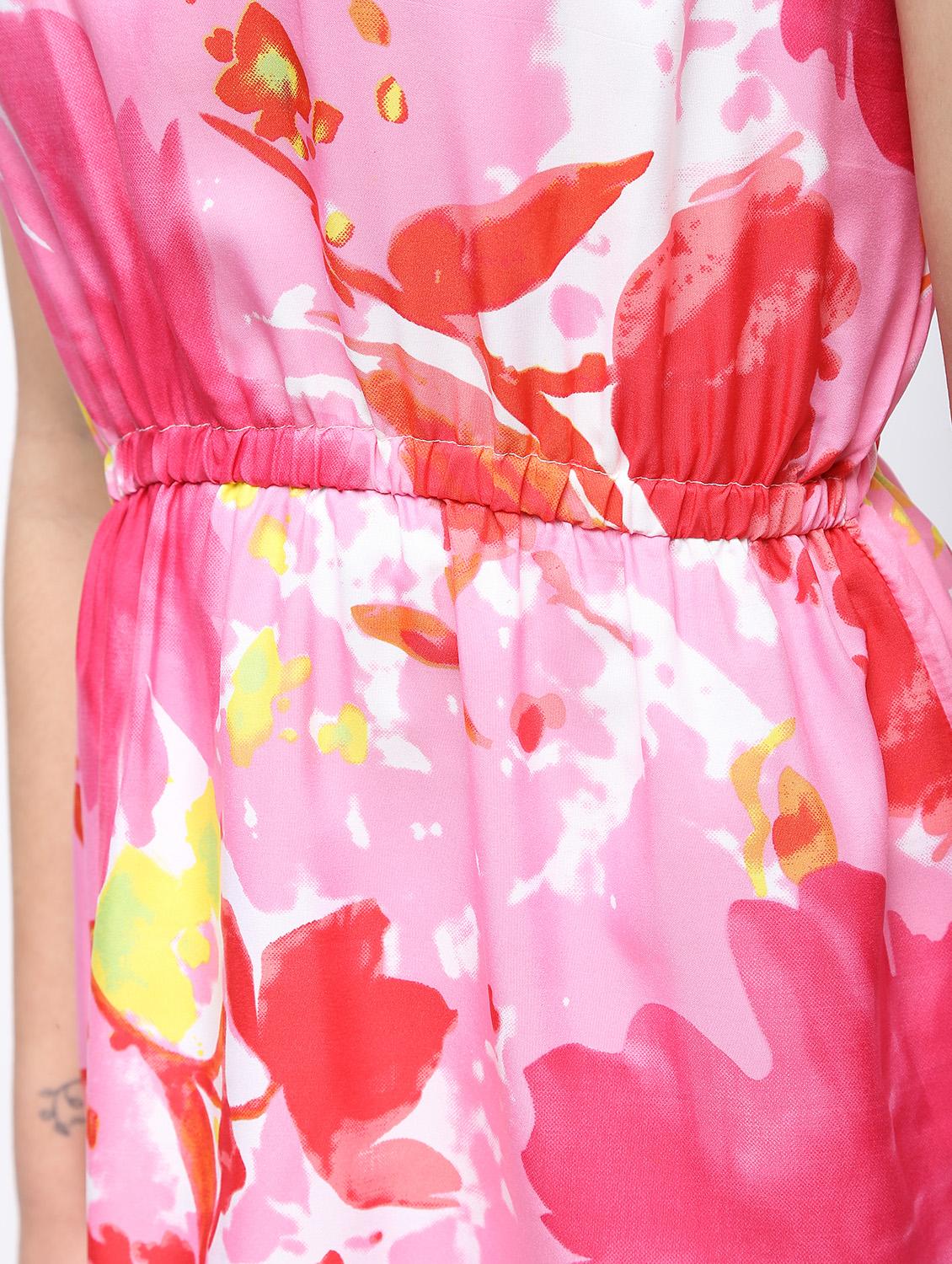 elasticated waist a-line dress - 15897878 - Zoom Image - 6