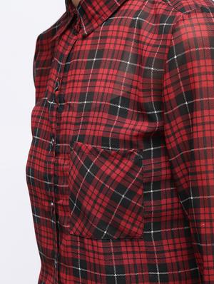pocket patch checkered shirt - 15897884 - Standard Image - 6
