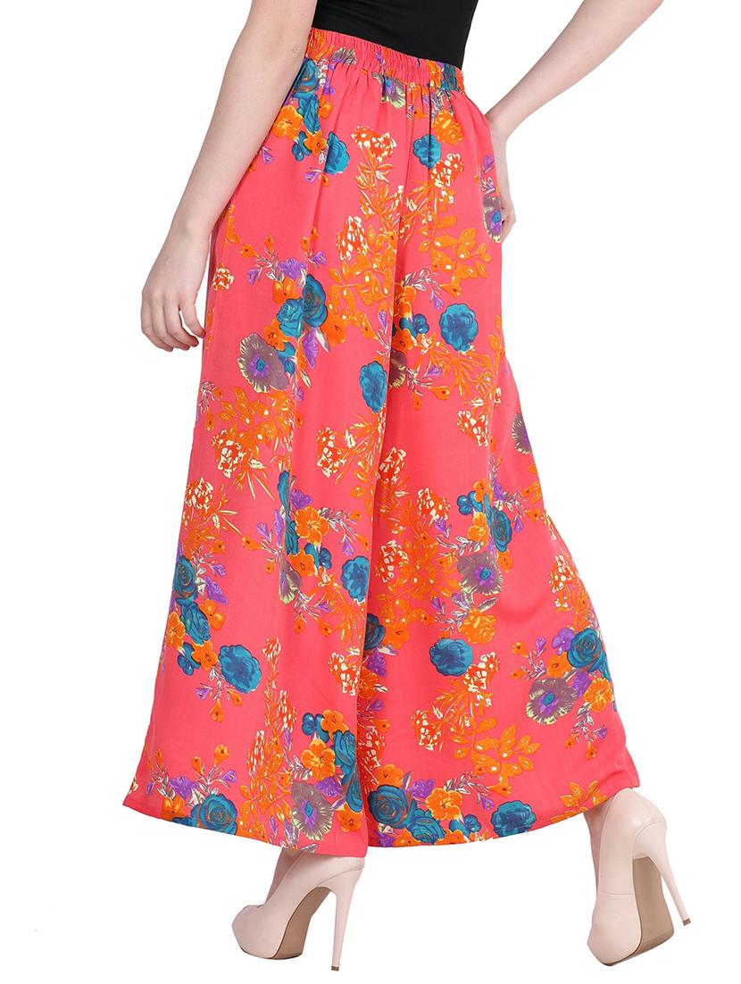 floral flared palazzo - 15899896 - Zoom Image - 3