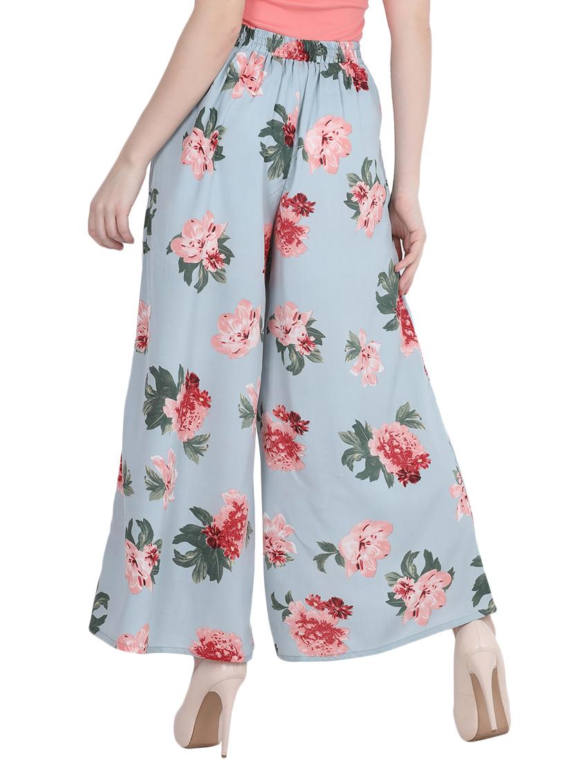 floral flared palazzo - 15899902 - Zoom Image - 3