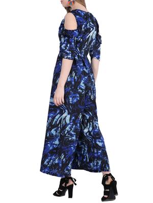 ruffled cold shoulder jumpsuit - 15899908 - Standard Image - 3