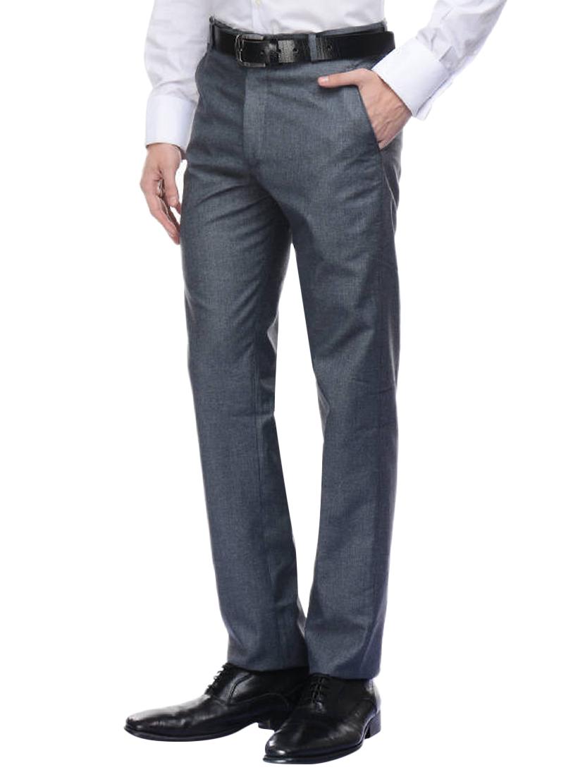 multi colored cotton flat front formal trouser - 15900228 - Zoom Image - 6