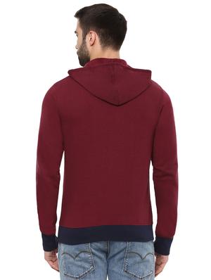 red cotton sweatshirt - 15901841 - Standard Image - 3