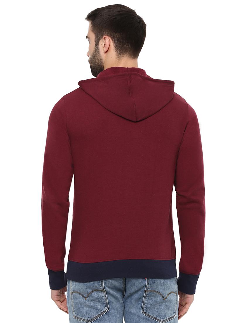 red cotton sweatshirt - 15901841 - Zoom Image - 3