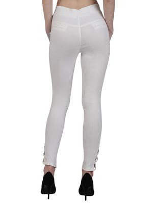 criss-cross detail mid waist jegging - 15902329 - Standard Image - 3