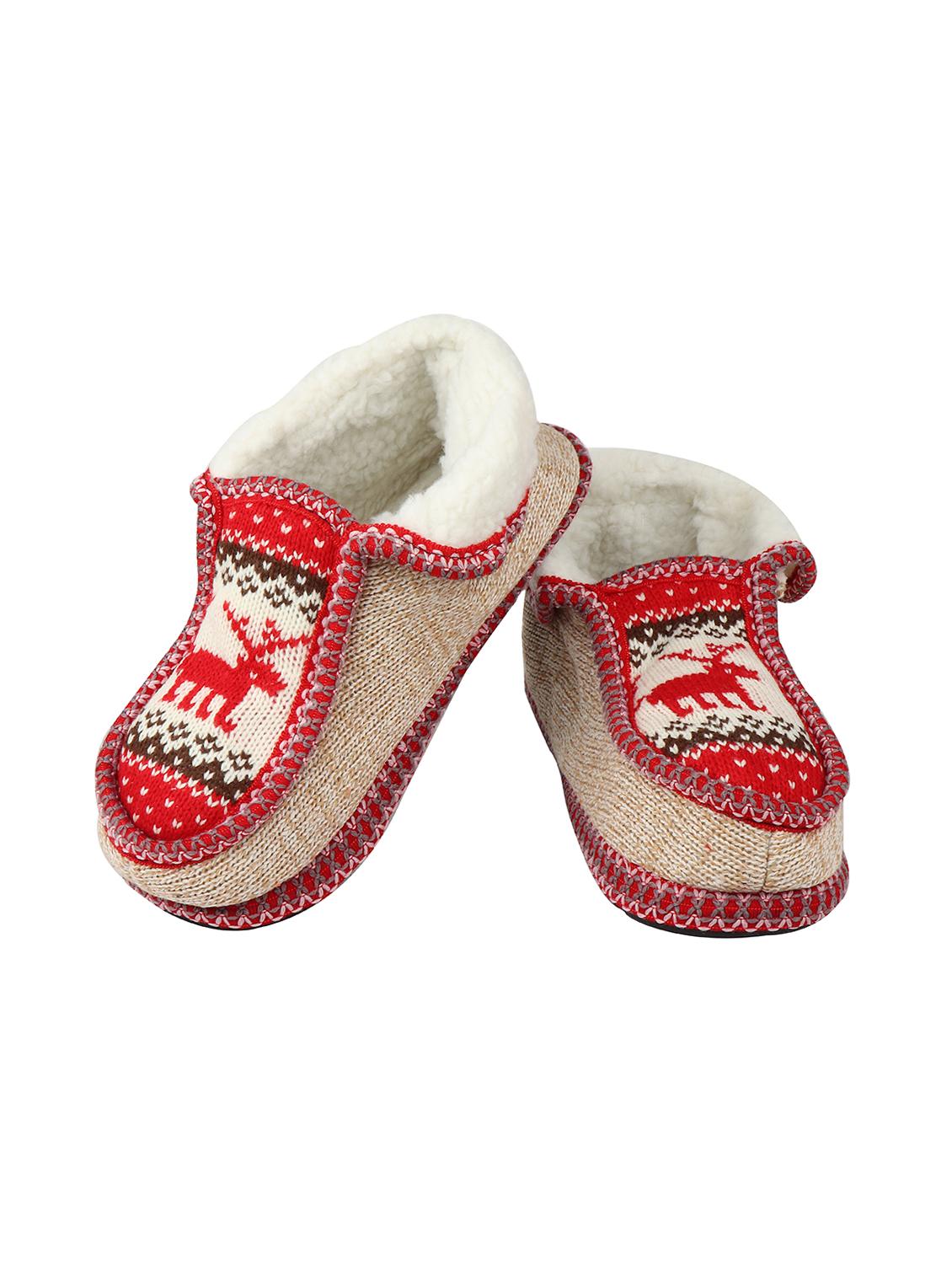 red ankle slip on boots - 15902786 - Zoom Image - 3