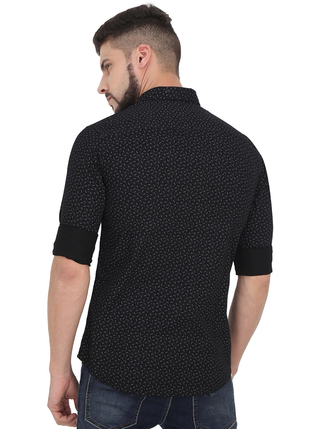 black printed casual shirt - 15903316 - Zoom Image - 3