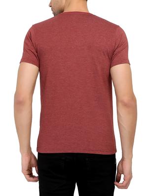 maroon cotton t-shirt - 15903333 - Standard Image - 3