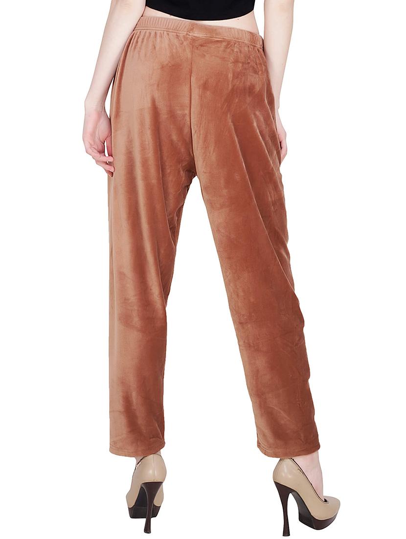 coco brown velvet trousers - 15903860 - Zoom Image - 3