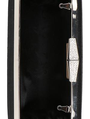 black leatherette (pu) regular clutch - 15904605 - Standard Image - 3