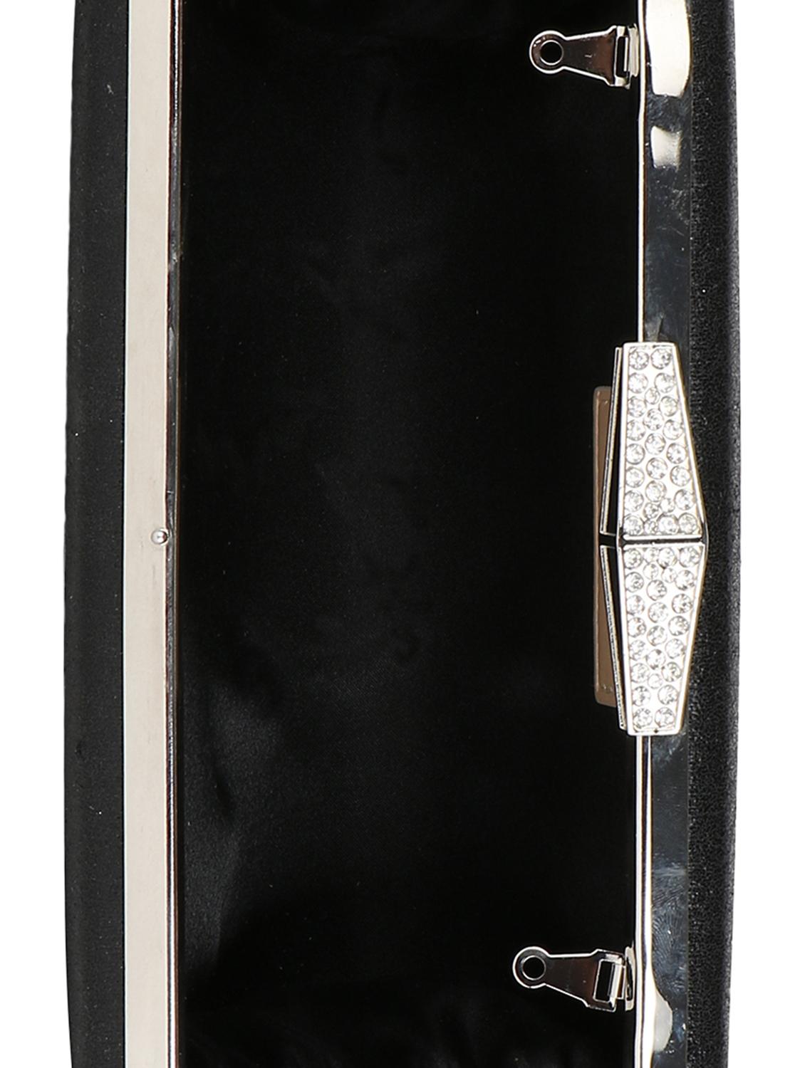 black leatherette (pu) regular clutch - 15904605 - Zoom Image - 3