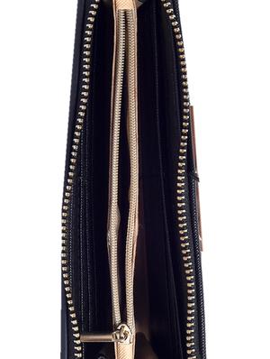 black leatherette (pu) regular purse - 15904780 - Standard Image - 3