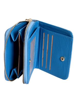 blue leatherette (pu) regular purse - 15904881 - Standard Image - 3