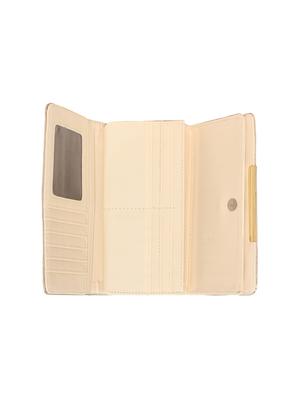 gold leatherette (pu) regular purse - 15904961 - Standard Image - 3
