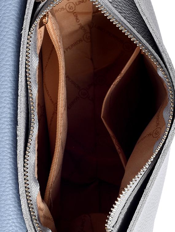 blue leatherette (pu) regular sling bag - 15905437 - Zoom Image - 3