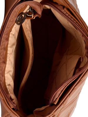 tan leatherette (pu) regular sling bag - 15905537 - Standard Image - 3