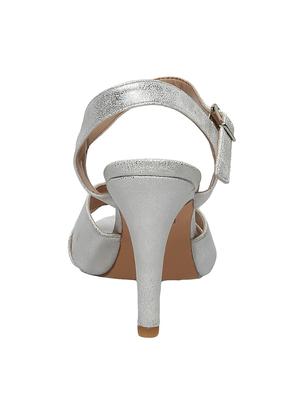 silver ankle strap sandals - 15905799 - Standard Image - 3
