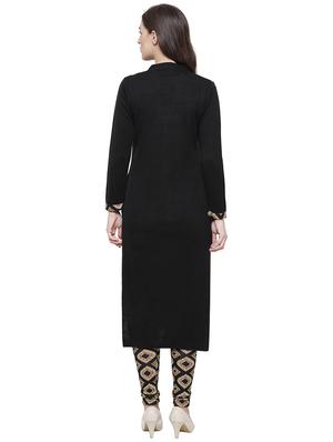 printed patch work kurta with legging set - 15906965 - Standard Image - 3