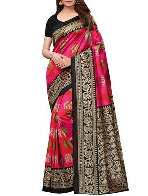 multicolor printed saree combo (set of 2) with blouse - 15907633 - Standard Image - 6