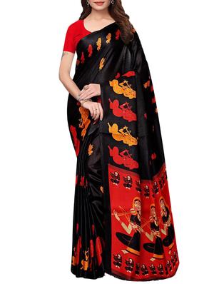 multicolor printed saree combo (set of 2) with blouse - 15907636 - Standard Image - 6
